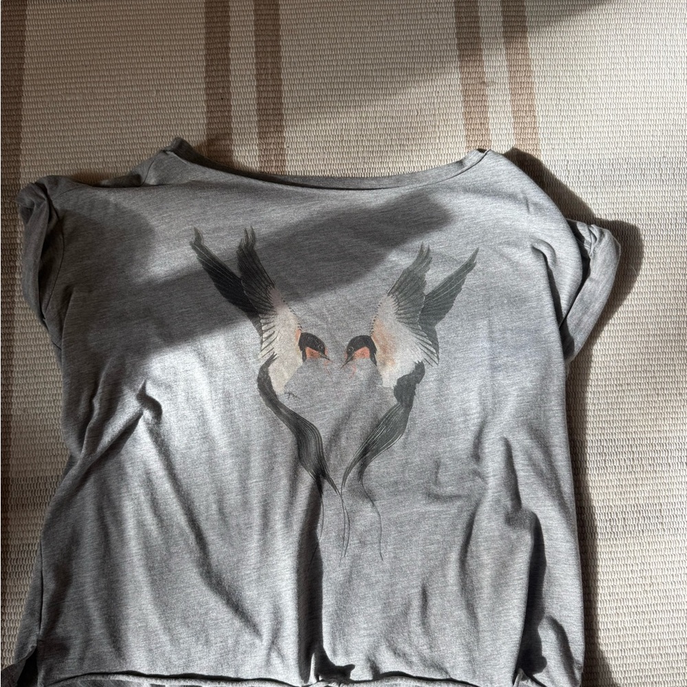 All Saints Heather Gray Tee